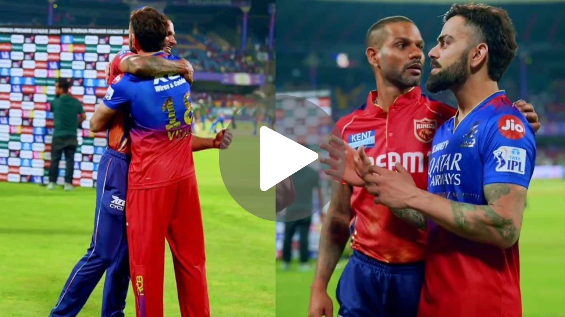 [Watch] Virat Kohli Shares Warm Hug With Personal Crisis-Riddled Shikhar Dhawan In IPL